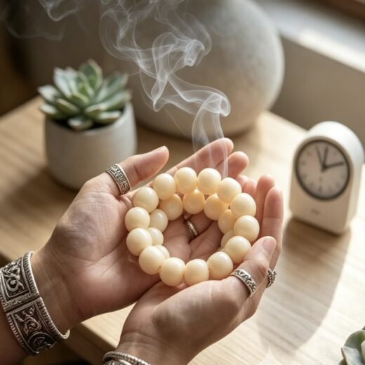 Himalayan Serenity Tibetan ivory jade bracelet image 1