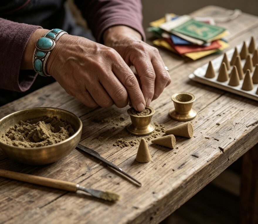 A Whispering Peace handmade Tibetan incense cones image 2